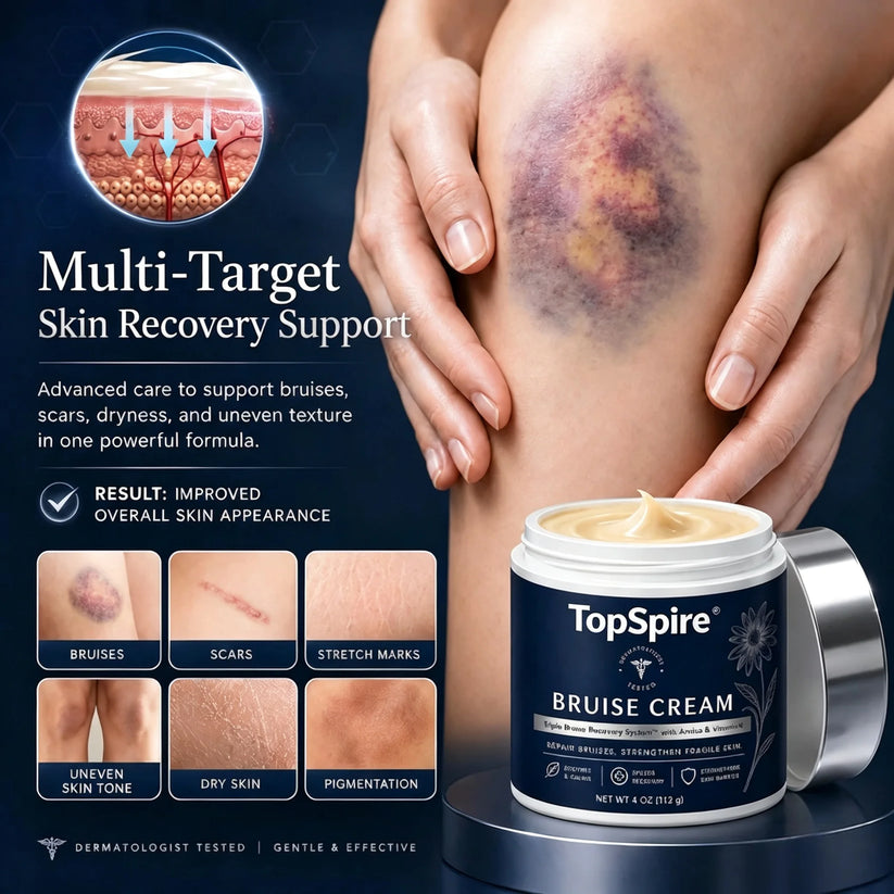 Mature woman caring for arm skin