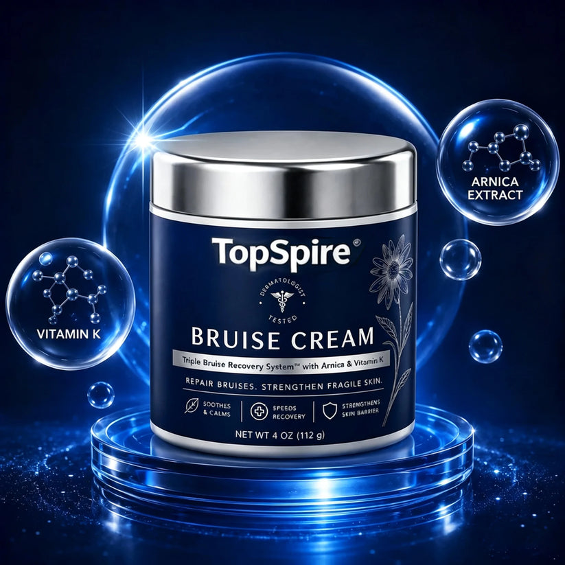 TopSpire Bruise Cream midnight blue 112g jar