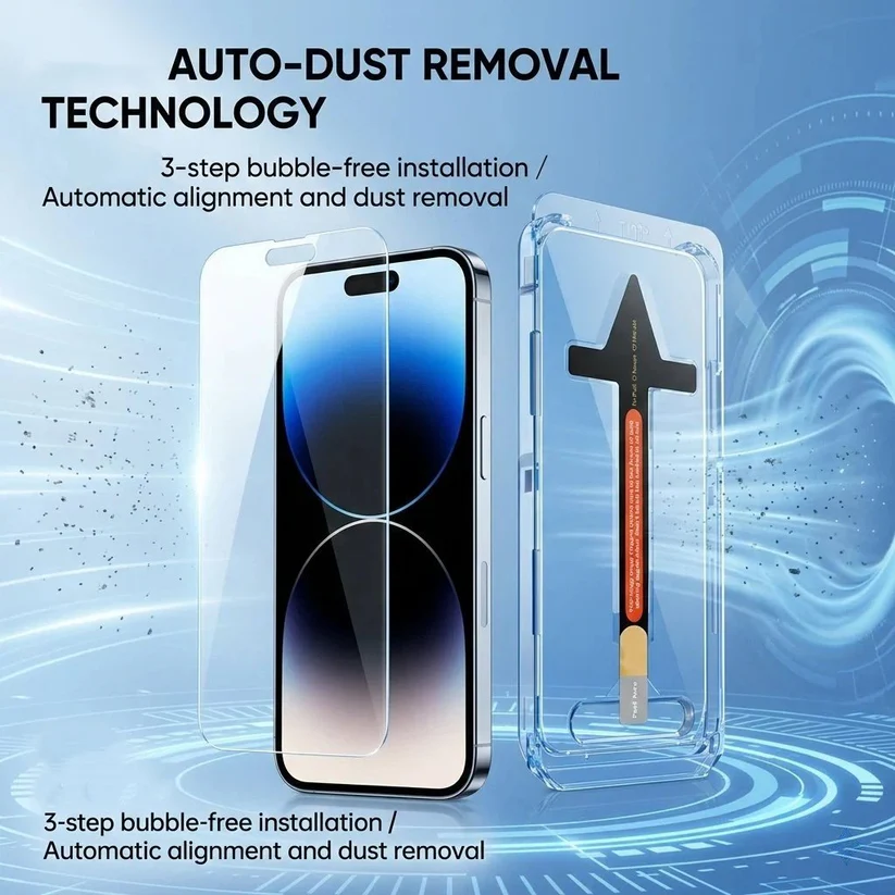 🔥Last Day Sale 49% Off📱2026 New Invisible Screen Protector For iphone-Easy Installation