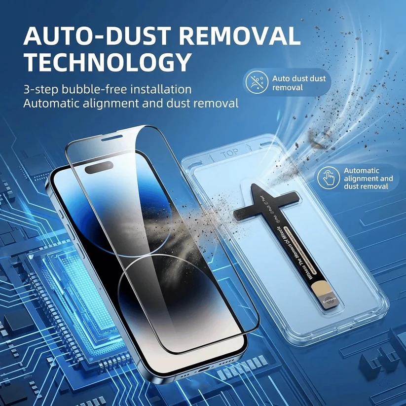 🔥Last Day Sale 49% Off📱2026 New Invisible Screen Protector For iphone-Easy Installation