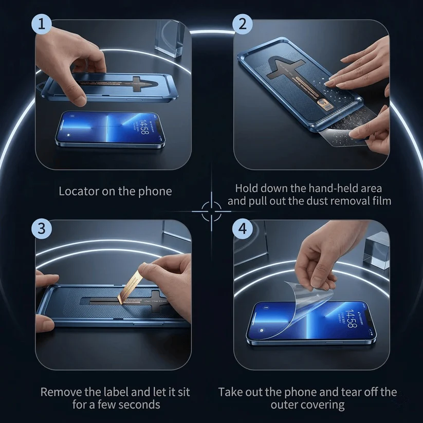 🔥Last Day Sale 49% Off📱2026 New Invisible Screen Protector For iphone-Easy Installation