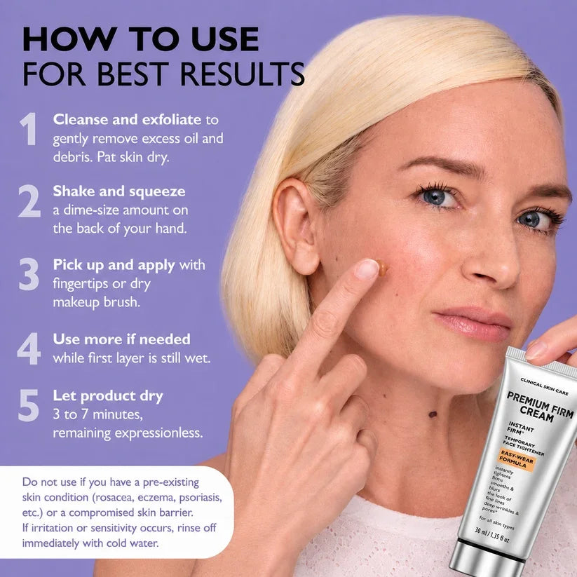 Instant Firming Temporary Face Tightener Easy-Wear Formula