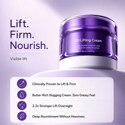3D Lifting Cream 1.7 fl oz | Advanced Korean Facial Night Cream