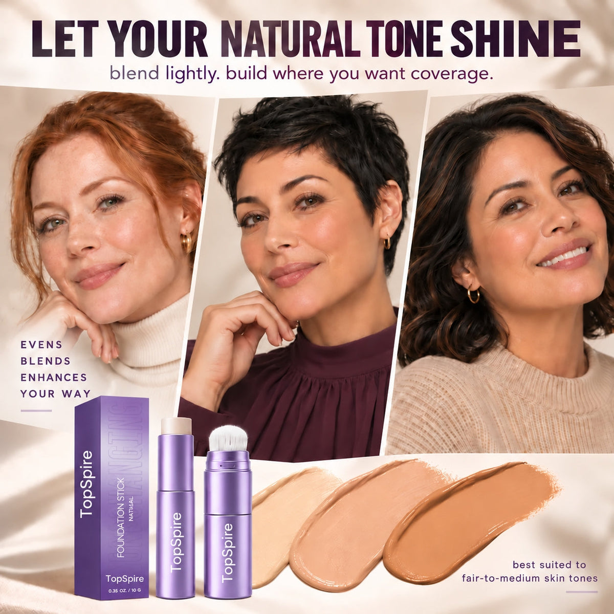Changing Foundation Stick  – The stick that makes mature skin glow again