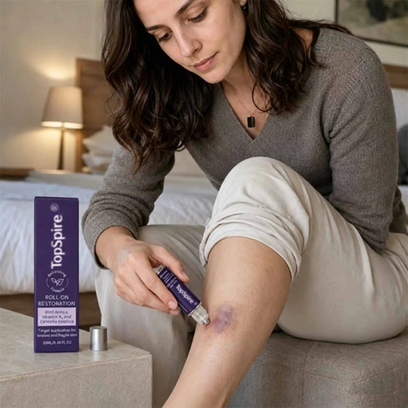 Step 3: Let the Roller Massage the Skin