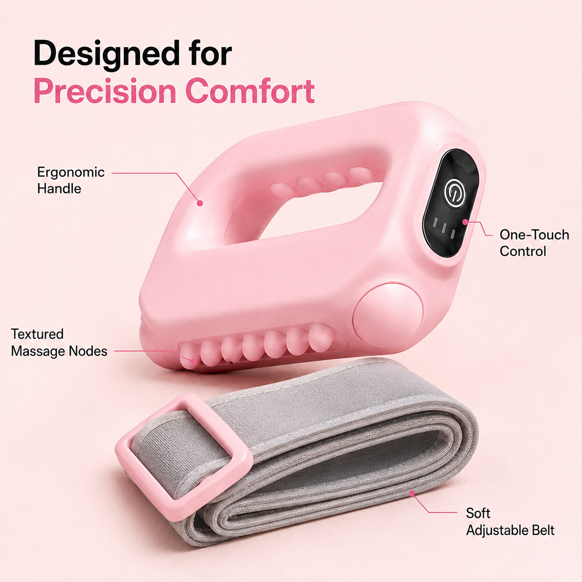 Yoopulse Hands-Free Fascia Massager for Muscle Relaxation & Recovery