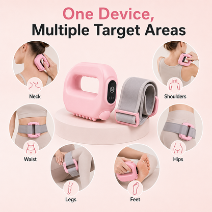 Yoopulse Hands-Free Fascia Massager for Muscle Relaxation & Recovery