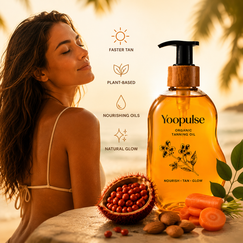 Yoopulse Organic Brazilian Tanning Oil 🌞