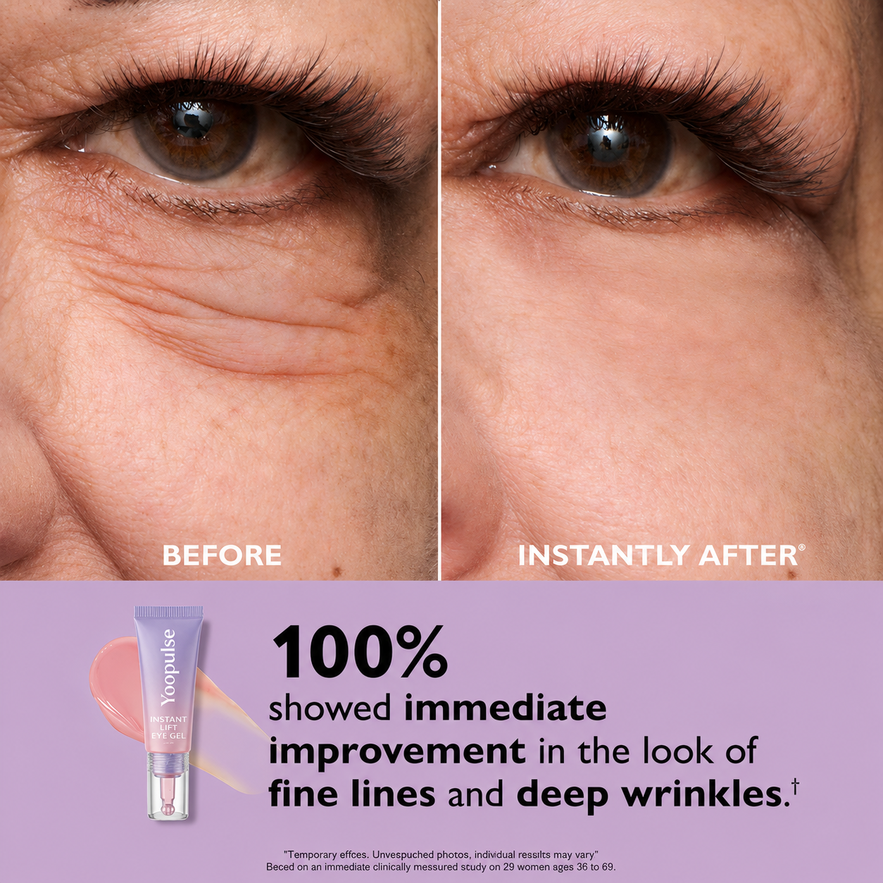 Eye Bag Instant Eraser, Tightens, Firms, & Blurs Wrinkles